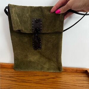 Dooney & Bourke Green Suede Bag